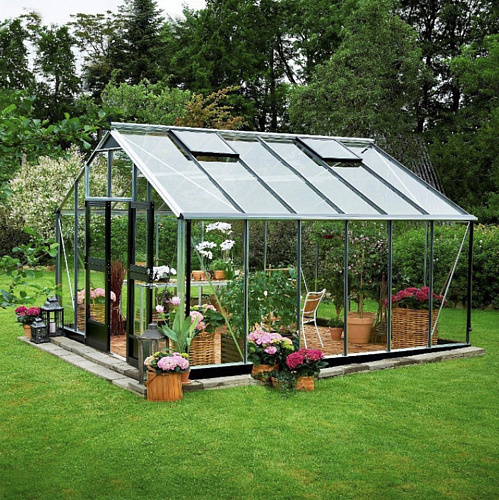 Теплица Juliana Gardener Aluminium под стекло | 3,6х4,3 м. Теплица Juliana Gardener Aluminium под стекло | 3,6х4,3 м.